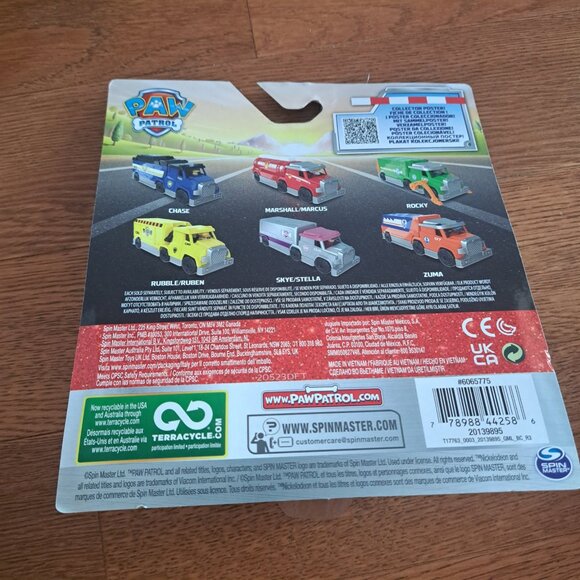 Paw Patrol True Metal Big Rigs Skye Vehicles Truck grey pink new Spin Master - Picture 2 of 2